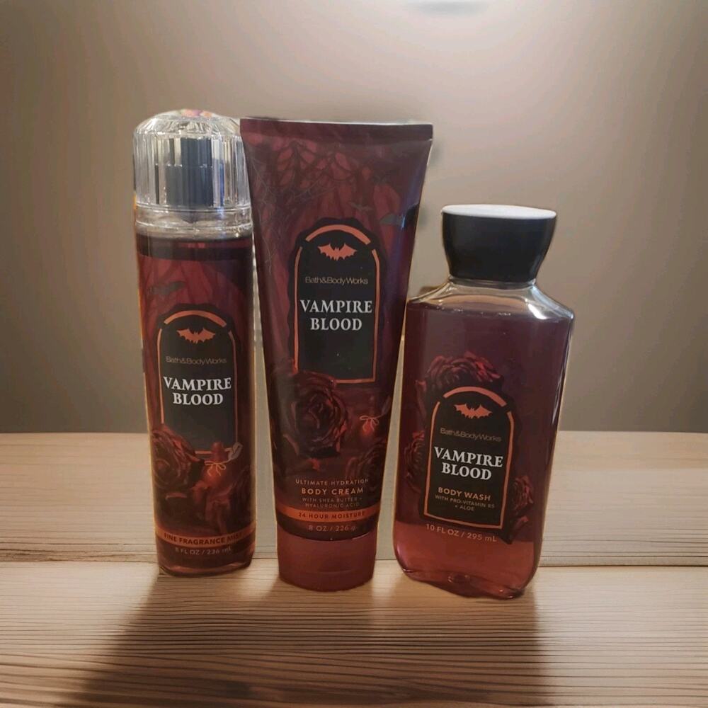 Bath & Body Works Vampire Blood Body Cream Fragrance Mist Body Wash